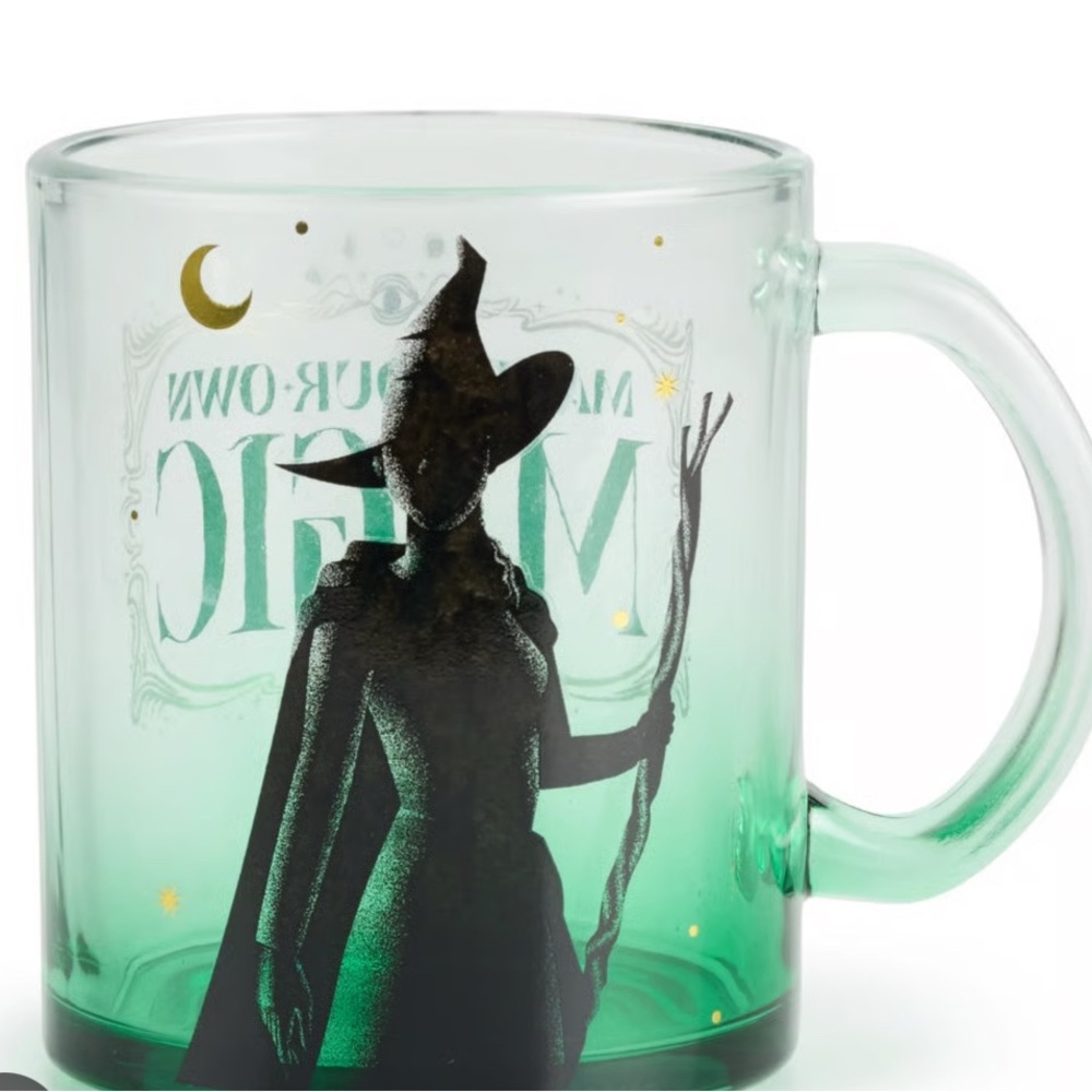 Wicked Elphaba Make Your Own Magic Boxed 17.5 oz collectable 
Glass Coffee Mug